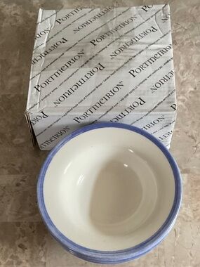 Portmeirion Pottery Brushstroke Set of Four Bowls 7.5”